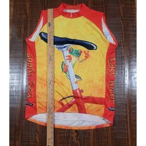 Men's Primal Size Extra Large Zip Up Sleeveless Easy Rider Cycling Jersey